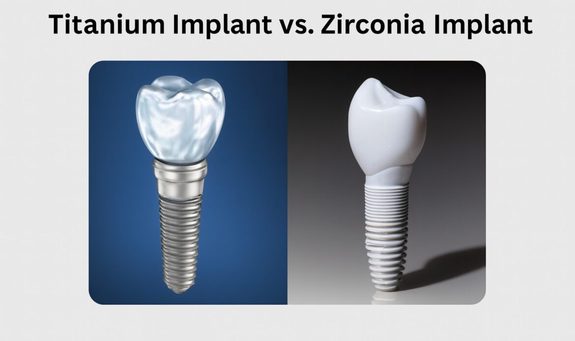 Zirconia vs Titanium Implants comparison in Houston