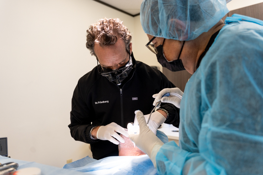 Dental implant procedure showing how dental implants are placed with patient comfort in mind