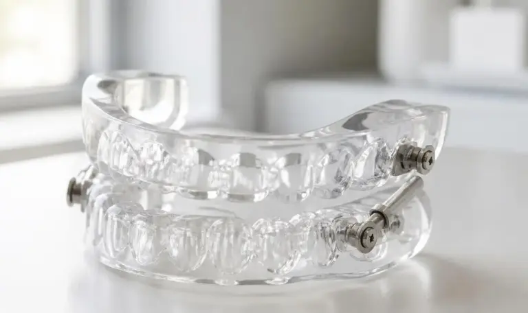 Mandibular advancement device for sleep apnea treatment in Houston
